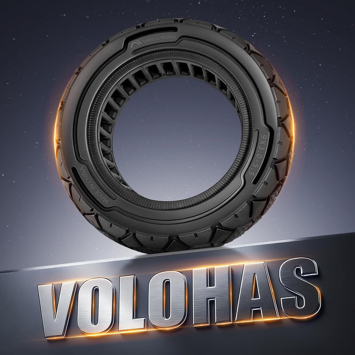 9x3,0-5,5 Vollreifen für Kukirin G2 pro, Zero 10X, Dualtron Eagle Pro Elektroroller Ersatzreifen Vol