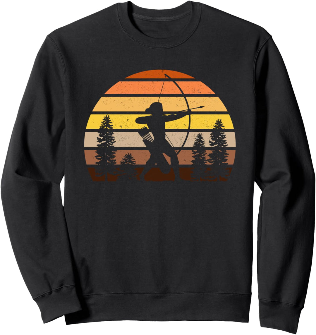 Bogenschiessen Frauen Bogenschützin Geschenk Damen Bogensport Sweatshirt
