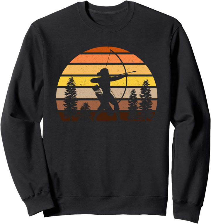 Bogenschiessen Frauen Bogenschützin Geschenk Damen Bogensport Sweatshirt