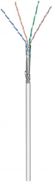 Danicom CAT5e Netzwerkkabel - SF/UTP - AWG 26/7 (Flexibel) - 100 Meter - Grau - CCA, POE, Ethernet,