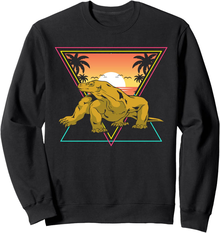 Strand Echse Tropischer Sommerurlaub Reptil Komodowaran Sweatshirt