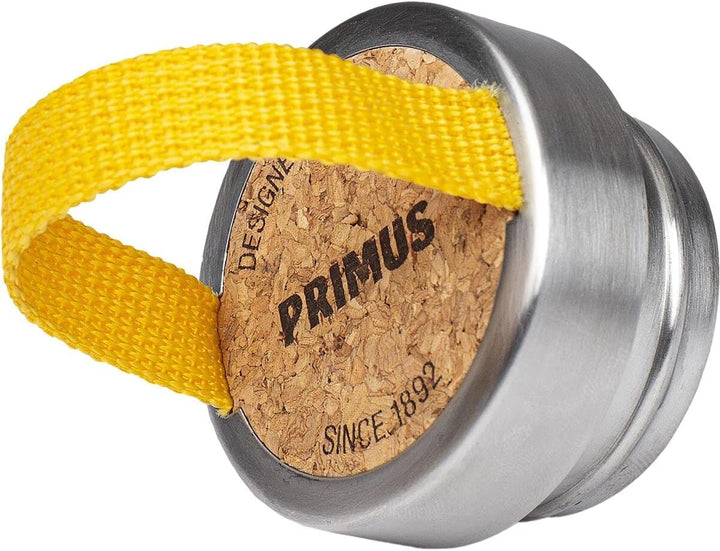 Primus Unisex – Erwachsene Klunken Edelstahlflasche 0.7 l Gelb, 0.7 l Gelb