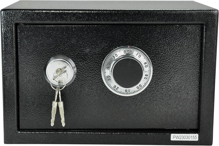Tresor Möbeltresor Safe Mechanisches Kombinationsschloss + Doppelbartschloss Schranksafe Geldschrank