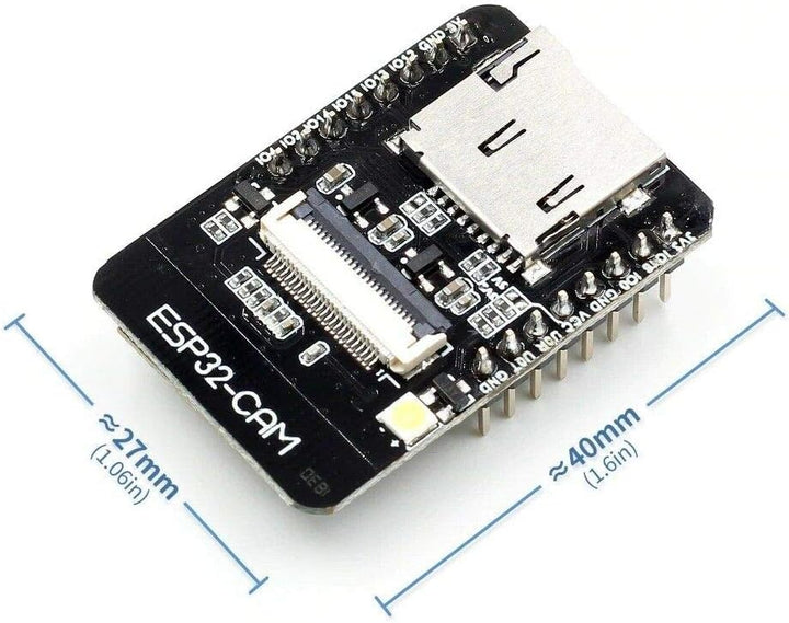 TECNOIOT 5pcs Camera Module ESP32-CAM Bluetooth Module WiFi Board Development ESP32 OV2640 (Camera I