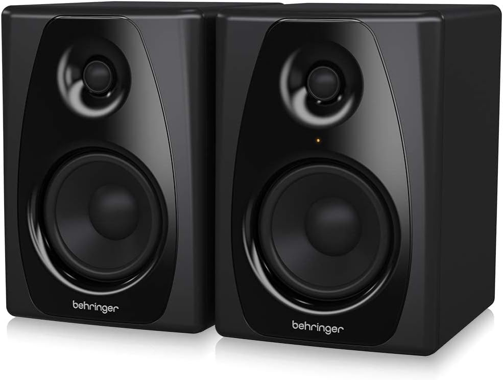 Behringer Studio 50USB Hochauflösende 150-Watt-Bi-Amping-Referenz-Studiomonitore mit USB-Eingang &amp; A