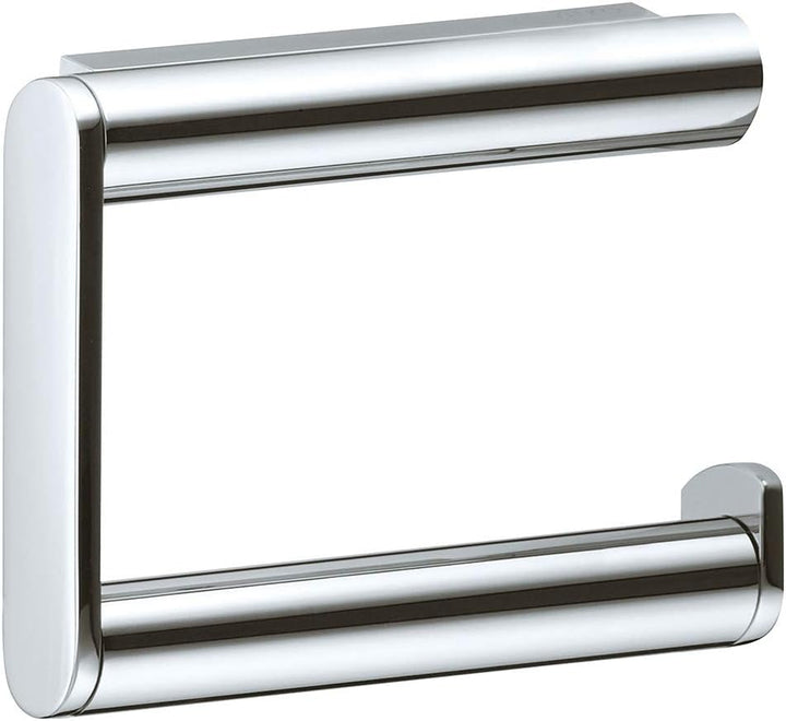 KEUCO Toilettenpapierhalter aus Metall, Hochglanz-verchromt, offene Form, WC-Rollenhalter für Badezi