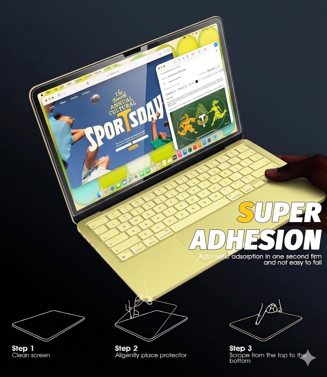 2 Stück Matte Display Schutzglas Kompatibel mit Apple MacBook Neo 2026