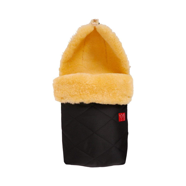 Lammfell Fusssack Natura, black