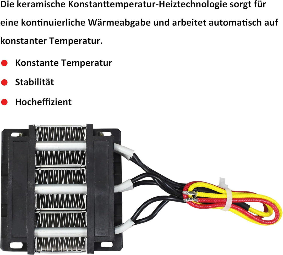 PTC-Heizelement 220V 200W PTC-Keramik-Luftheizgerät, PTC-Heizung, Elektrisch isolierte Keramik-Therm