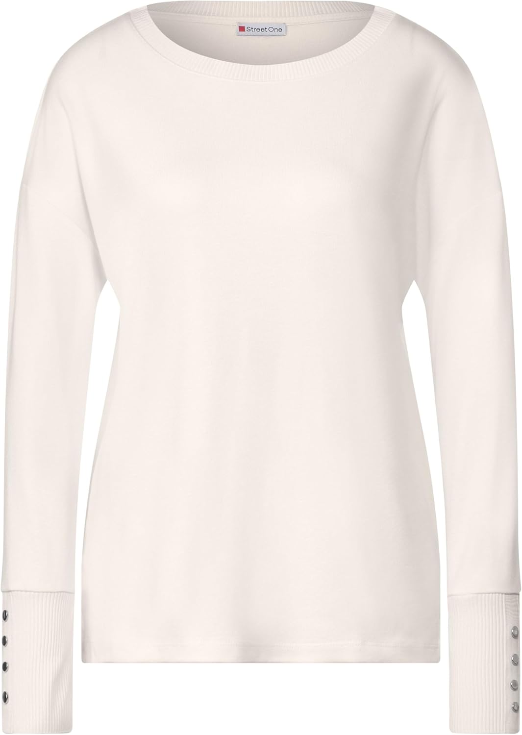 Damen Shirt mit Knopfdetail 36 Black (Schwarz), 36 Black (Schwarz)
