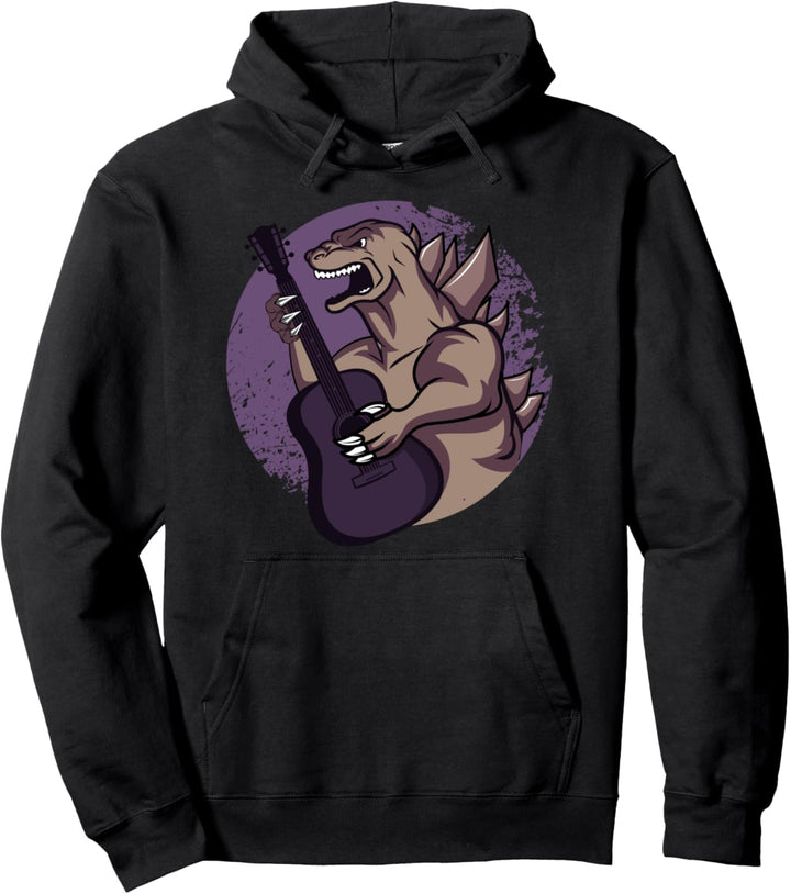 Lustiges Gitarren Tshirt Gitarre DINO Geschenk Gitarristen Pullover Hoodie