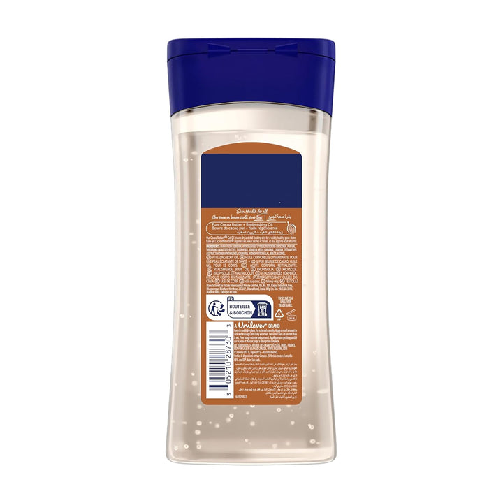 Vaseline Intensive Care Cocoa Radiant für strahlende Haut, Körpergelöl mit reiner Kakaobutter + rege