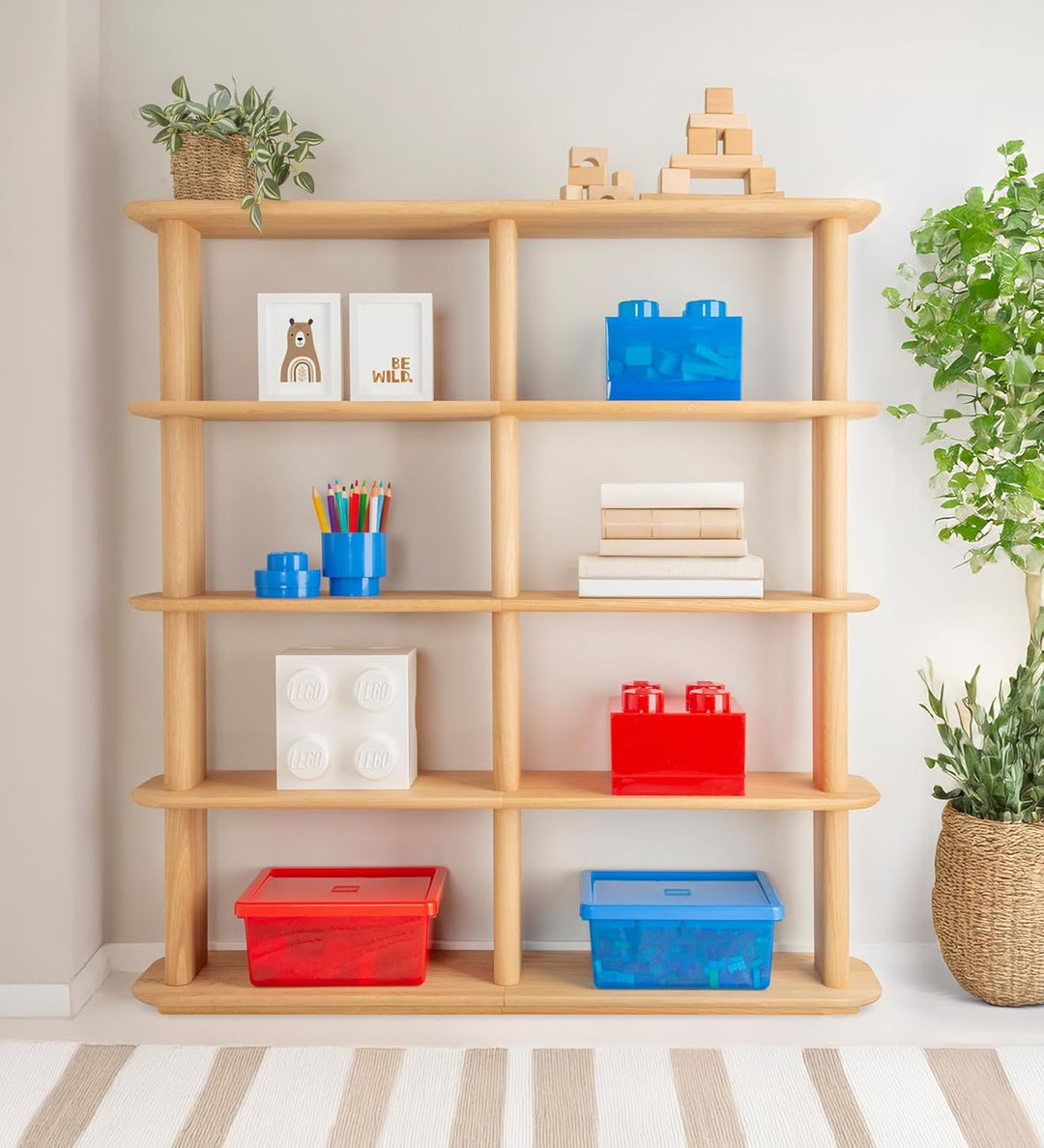 Lego Storage Brick 4 Medium Weiss Weiss 25 x 25 x 18 cm, Weiss 25 x 25 x 18 cm