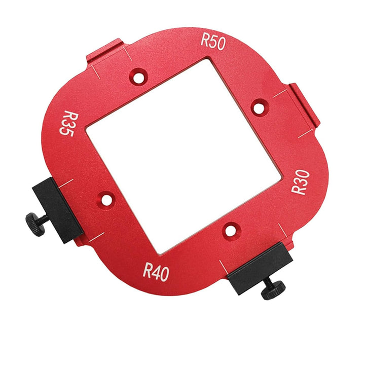 Eckradius-Schablone, 4-in-1, Rund, R30/R35/R40/R45, Tragbare, Abgerundete R-Winkel-Bogenschablone fü