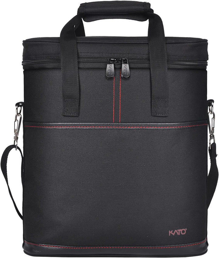 Kato Tirrinia Kühltasche Klein- Flaschenträger für Wein & Bier, gepolsterte weinkühltasche mit isoli