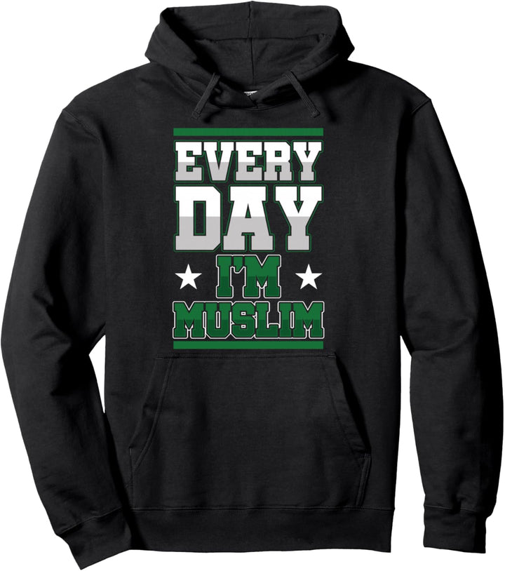 Jeden Tag Moslem Muslim Islamische Religion Allah Geschenk Pullover Hoodie