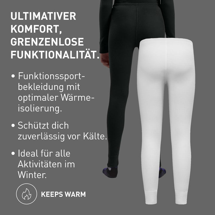 Odlo Thermo Leggings für Kinder Active Warm | Funktionsunterwäsche für Mädchen &amp; Jungen | Warme Ther