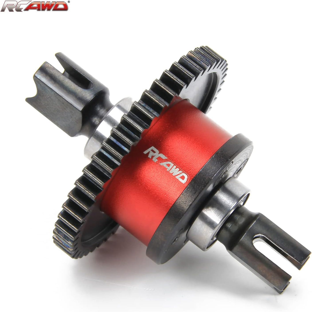 RCAWD Aluminium Center Diff Set, mit 40CrMo Hauptdiff-Getriebe 50T SPIRAL für Arrma 1/7 1/8 6S RTR H