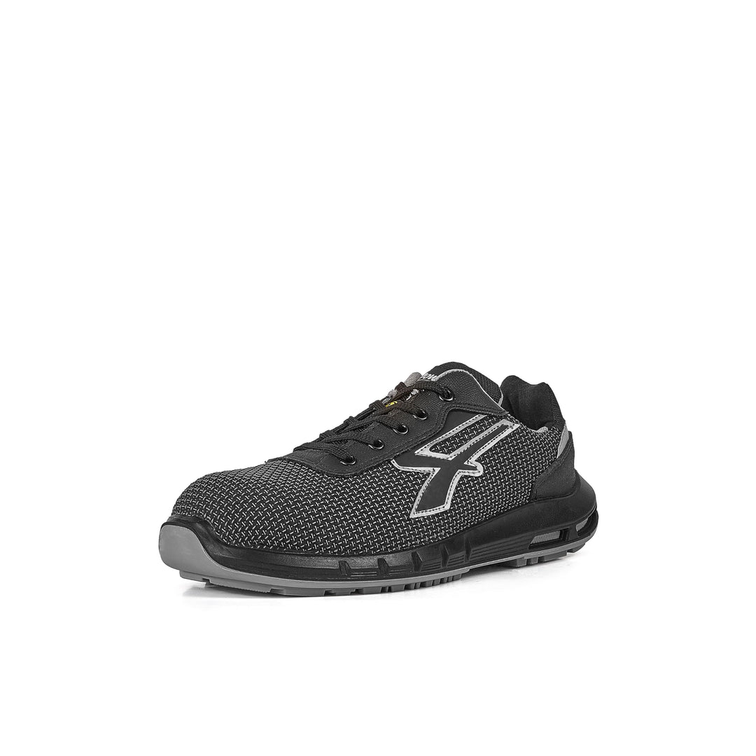 U-POWER - Scudo Plus ESD S3 CI SRC - Scarpe - Bassa 44 EU Schwarz Grau, 44 EU Schwarz Grau