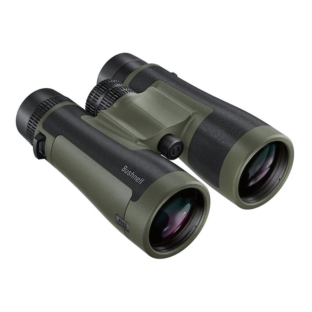 Bushnell R5 12x50 Fernglas mit Vault Lite Bino Brustgeschirr, Phase 3 Beschichtungen, Dielektrische