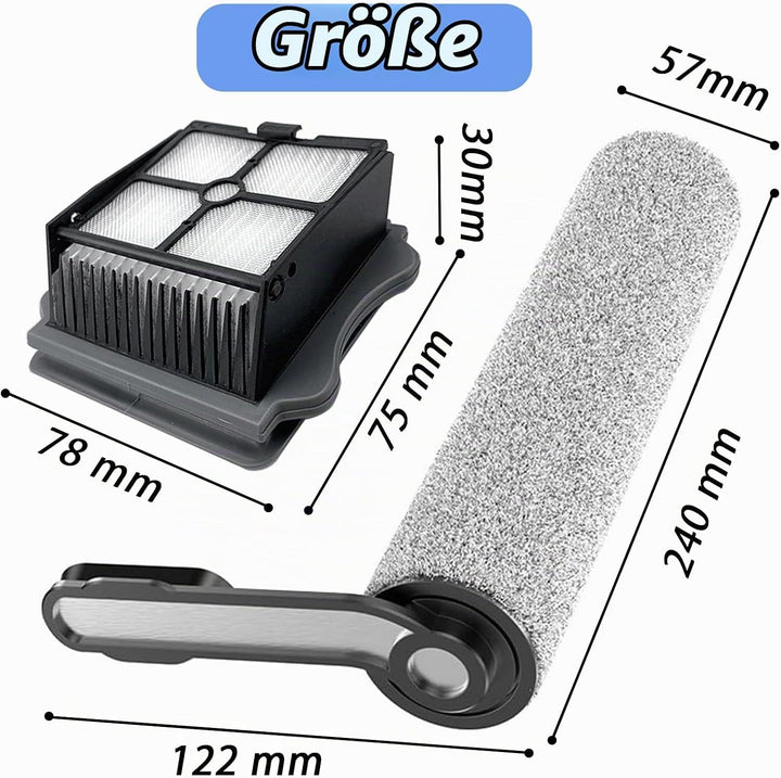 Zubehör für Tineco Floor One S5 / S5 Pro / S5 Pro 2 / S5 Extreme Nass und Trockensauger, Ersatzteile