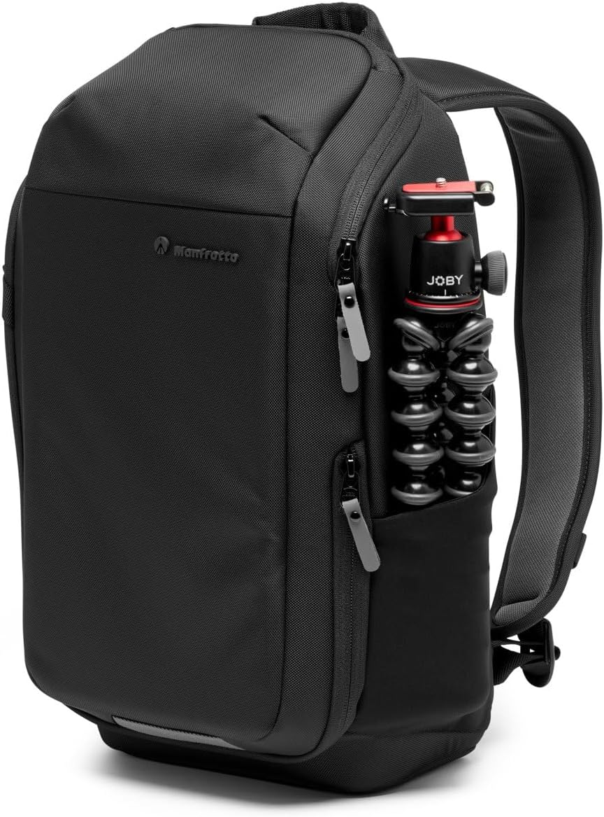 Manfrotto Advanced III Compact Backpack for DSLR/CSC/Drone, 15" Laptop Compartment, Black Compact II