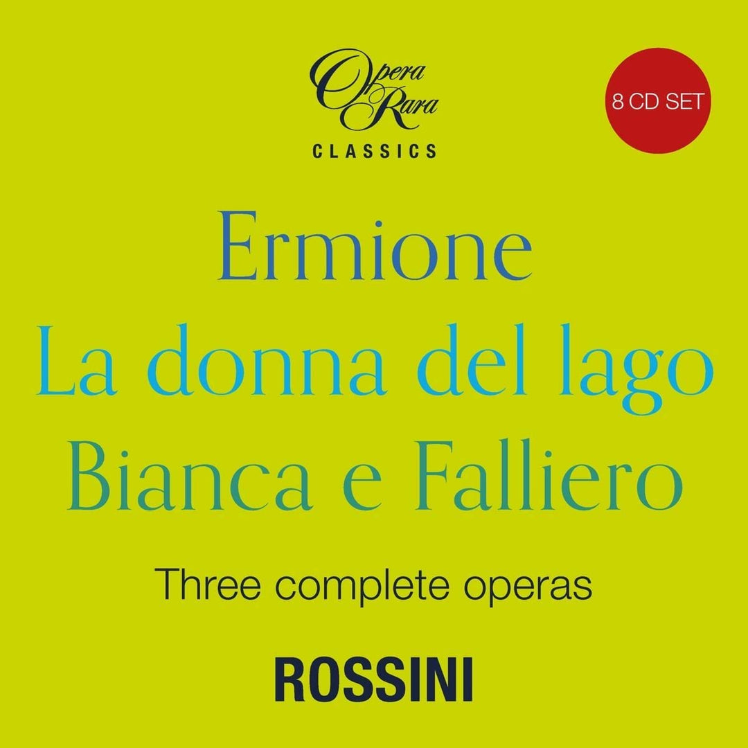 Rossini: Three Complete Operas, Audio-CD