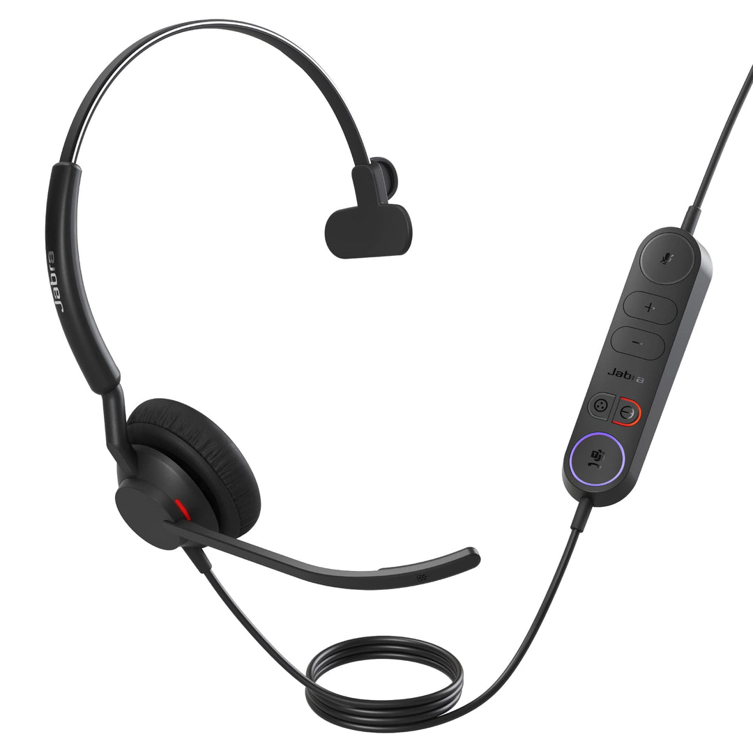 Jabra Engage 40 Telefon On Ear Headset kabelgebunden Mono Schwarz Mikrofon-Rauschunterdrückung, Nois