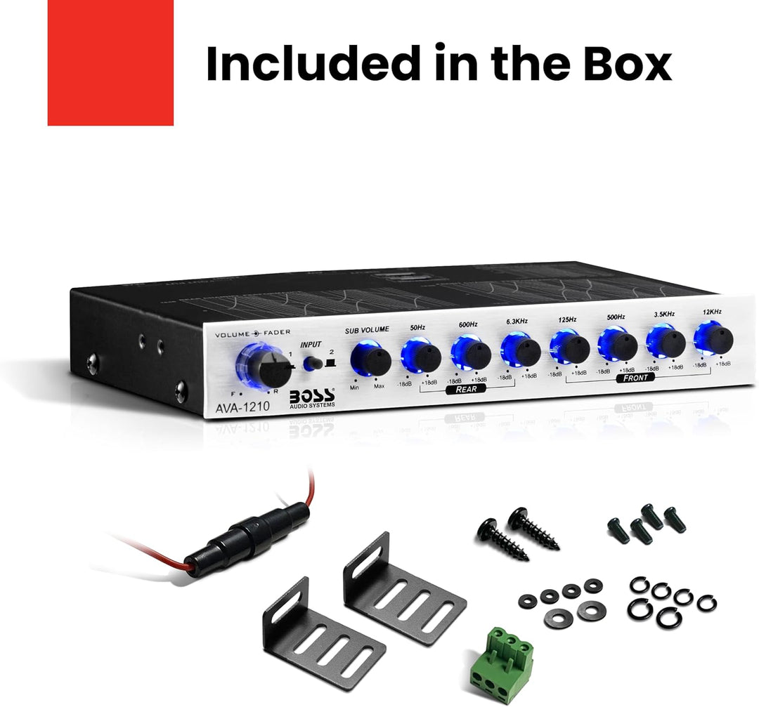 7-Band-Vorverstärker-Equalizer mit Subwoofer-Ausgang