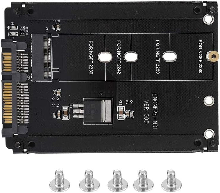 M.2 SSD to 2.5in Adapter M.2 to SATA Converter M.2 NGFF to SATA Adapter, High Per M.2 to SATA Conver