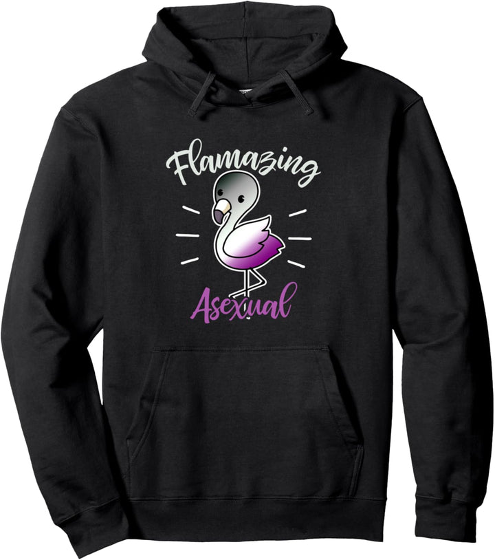 Flamazing Asexual Asexueller Pride Ace Pullover Hoodie