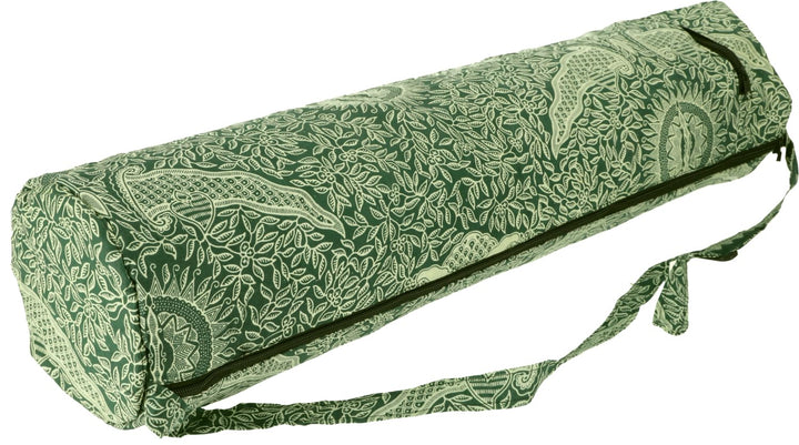 Yogamatten-Tasche indonesische Batik, Unisex, geräumig und robust, rot | Traditionelles Batikdesign,