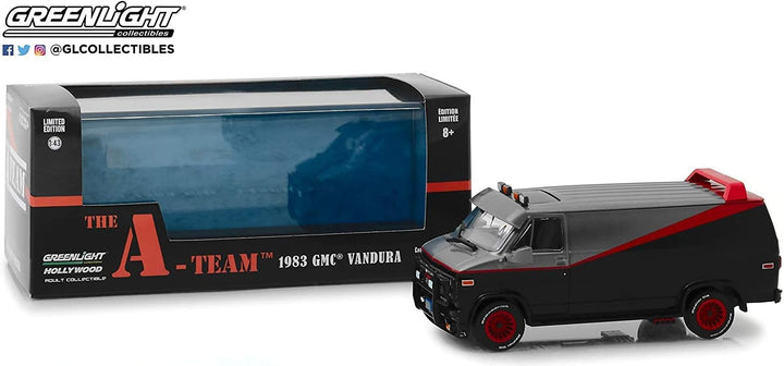 Greenlight Collectibles - DieCast Model GMC VANDURA 1983 From A-TEAM Tv Movie 12cm - Scale 1/43 - 86