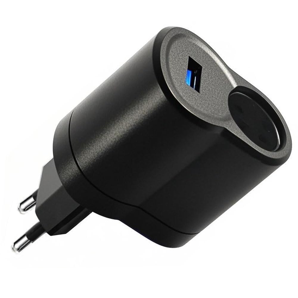 OBEST Adapter Zigarettenanzünder Steckdose KFZ Netzadapter AC auf DC Auto Adapter 240V auf 12V Zigar