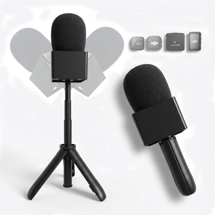 Mikrofonhalter für DJI Mic Mini2/Mini/3/2 RODE Wireless Mikrofon Schreibtisch Desktop Stativ &amp; Handh