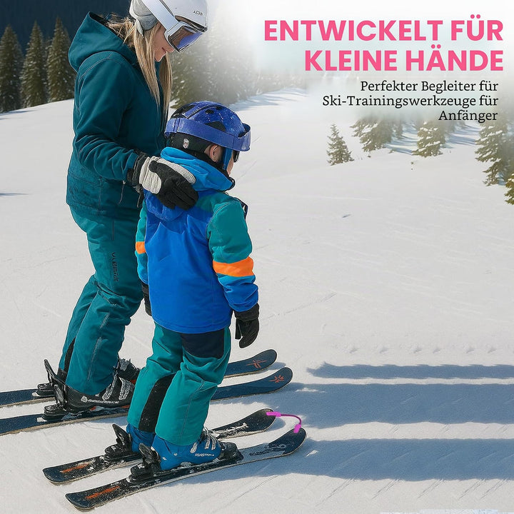 Launch Pad Wedgease Skispitzenverbinder – Lernen Sie Skifahren – lehrt Geschwindigkeitskontrolle, Ma