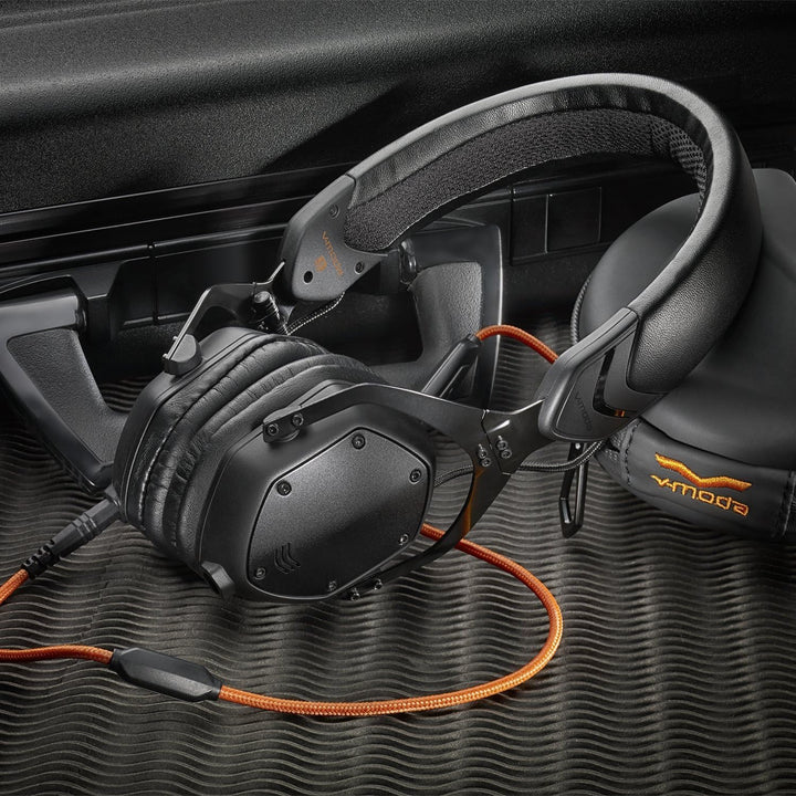 V-MODA XS On-Ear Metal-Noise-Isolation Kopfhörer (Matte Black Metal) Matt-Schwarz, Matt-Schwarz