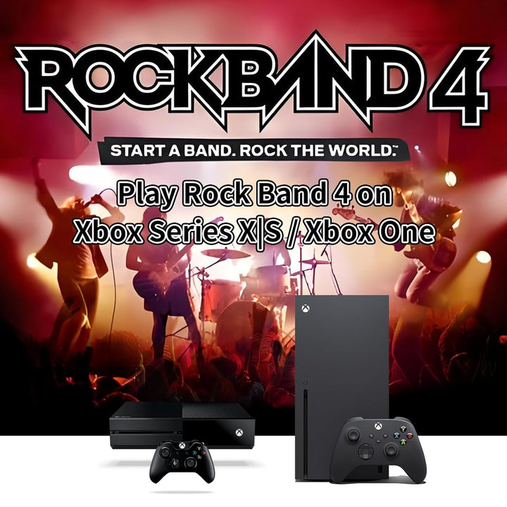 NBCP Wireless Rock Band Controller für XBOX-one/Xbox Series X/PC, kabellose Gitarre für Rock Band, F
