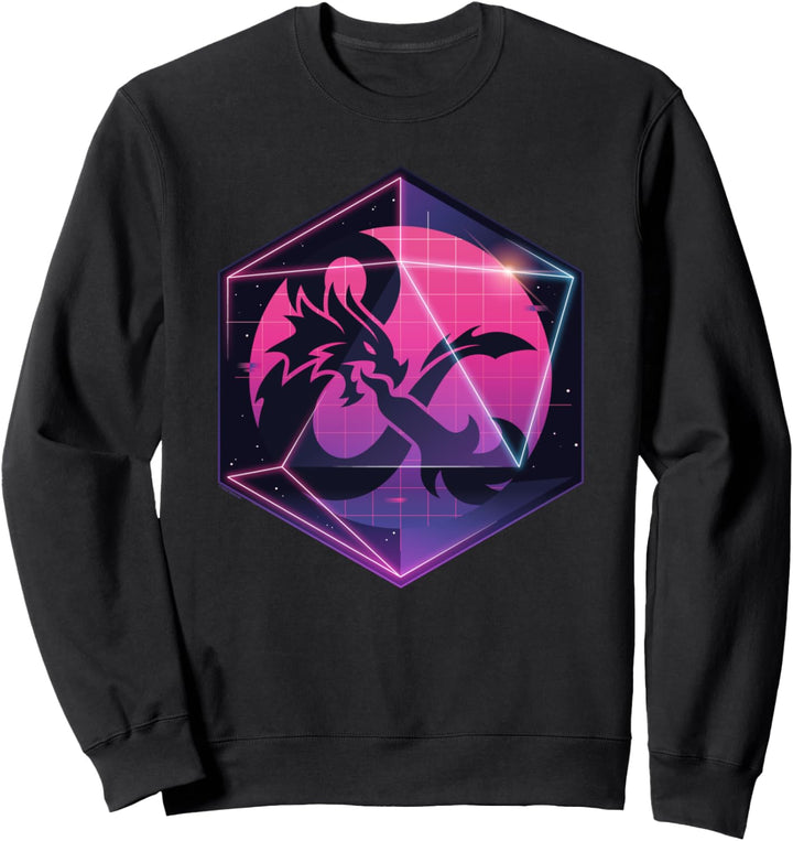Dungeons & Dragons Ampersand in 3D Dice Sweatshirt