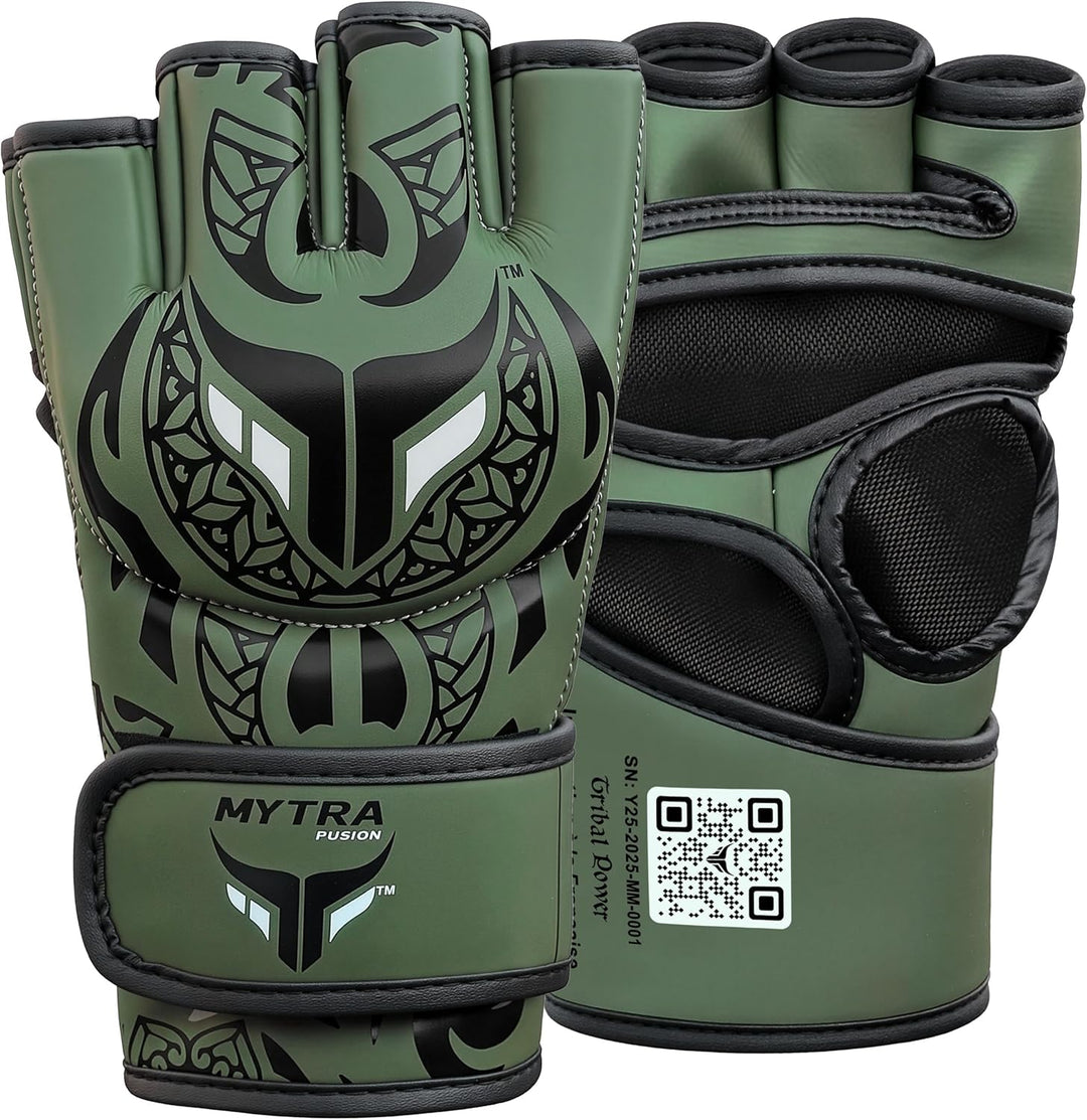 MMA Handschuhe Männer und Frauen — Atmungsaktives Offenes Handflächendesign Grappling & MMA Sparring