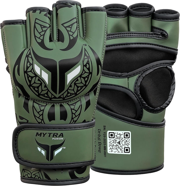 MMA Handschuhe Männer und Frauen — Atmungsaktives Offenes Handflächendesign Grappling & MMA Sparring