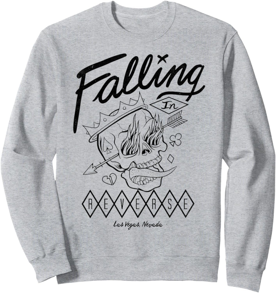 Falling In Reverse - Official Merchandise - Flame Skull Sweatshirt