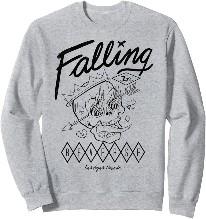 Falling In Reverse - Official Merchandise - Flame Skull Sweatshirt