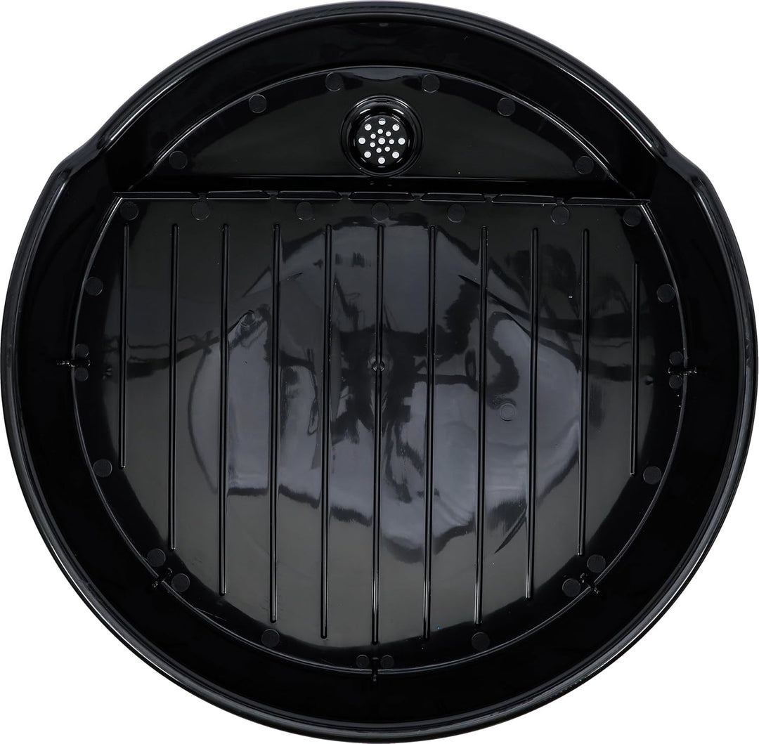 BGS 8942 | Ölfassaufsatz für 200-l-Fässer | 20 l, Schwarz
