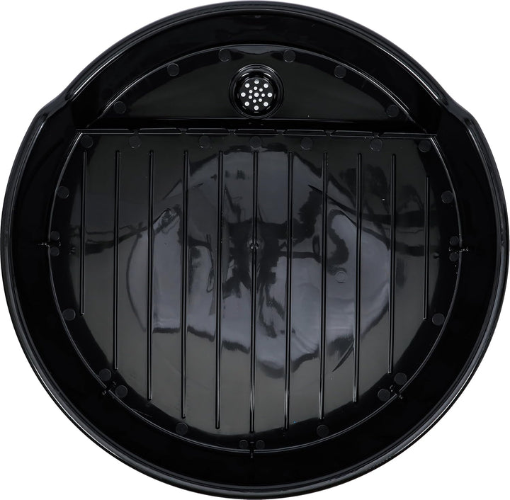BGS 8942 | Ölfassaufsatz für 200-l-Fässer | 20 l, Schwarz
