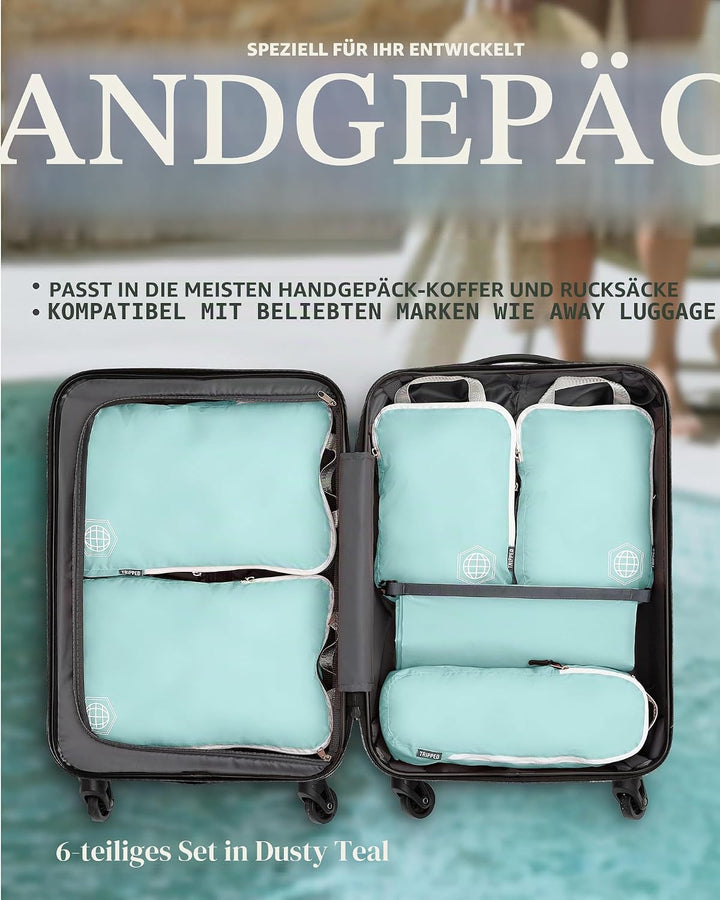 Kompressions-Verpackungswürfel für Reisen – Gepäck- und Rucksack-Organizer, Verpackungswürfel für Kl