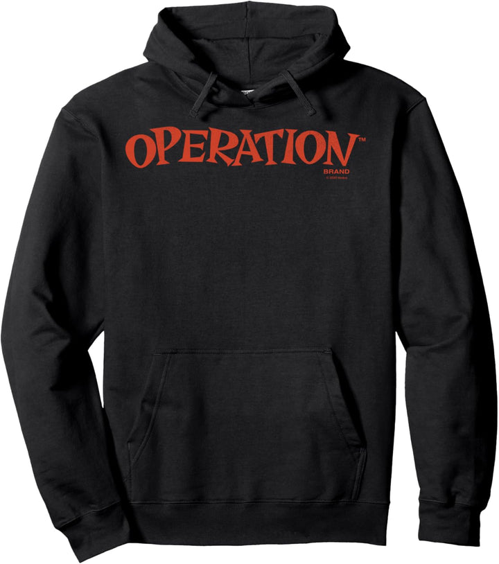 Operation Classic Game Board Retro Logo Pullover Hoodie
