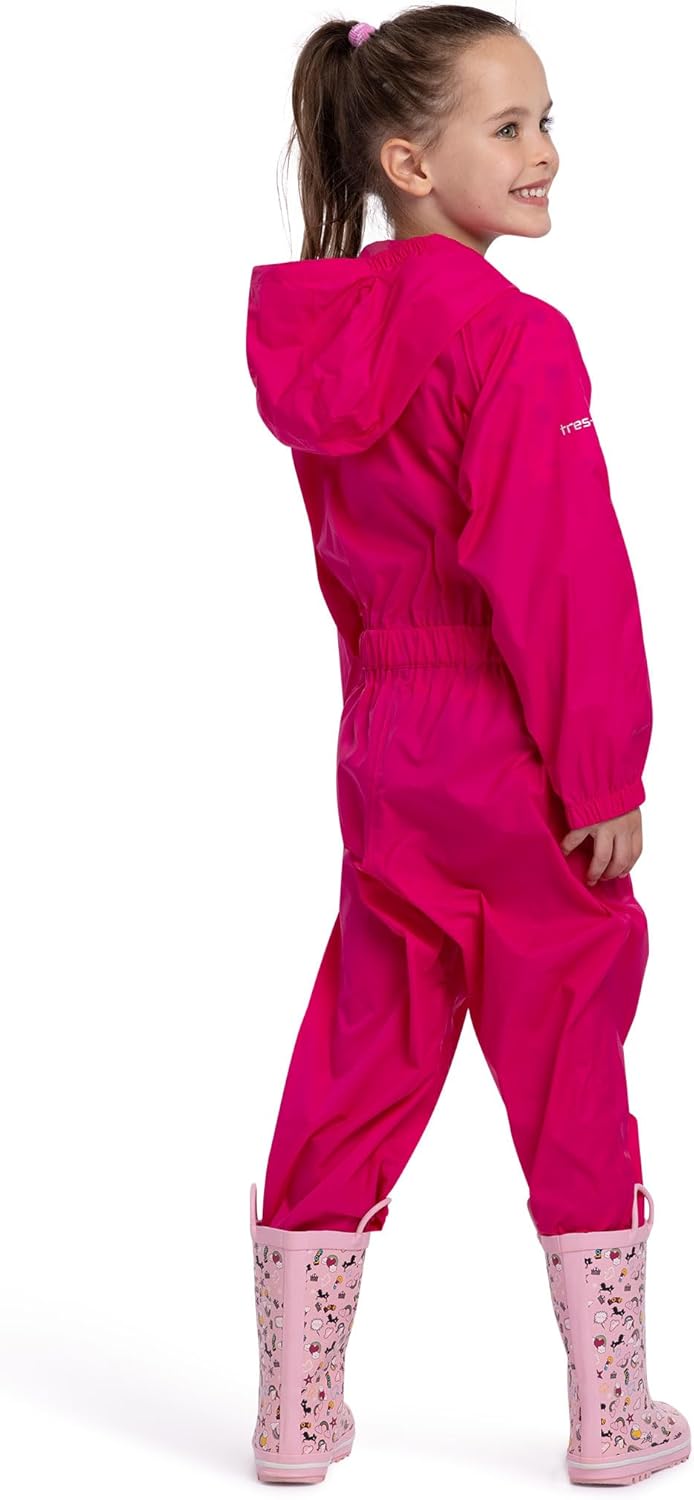 Trespass Unisex Kinder Button Regenanzug 5-6 Gerbera, 5-6 Gerbera