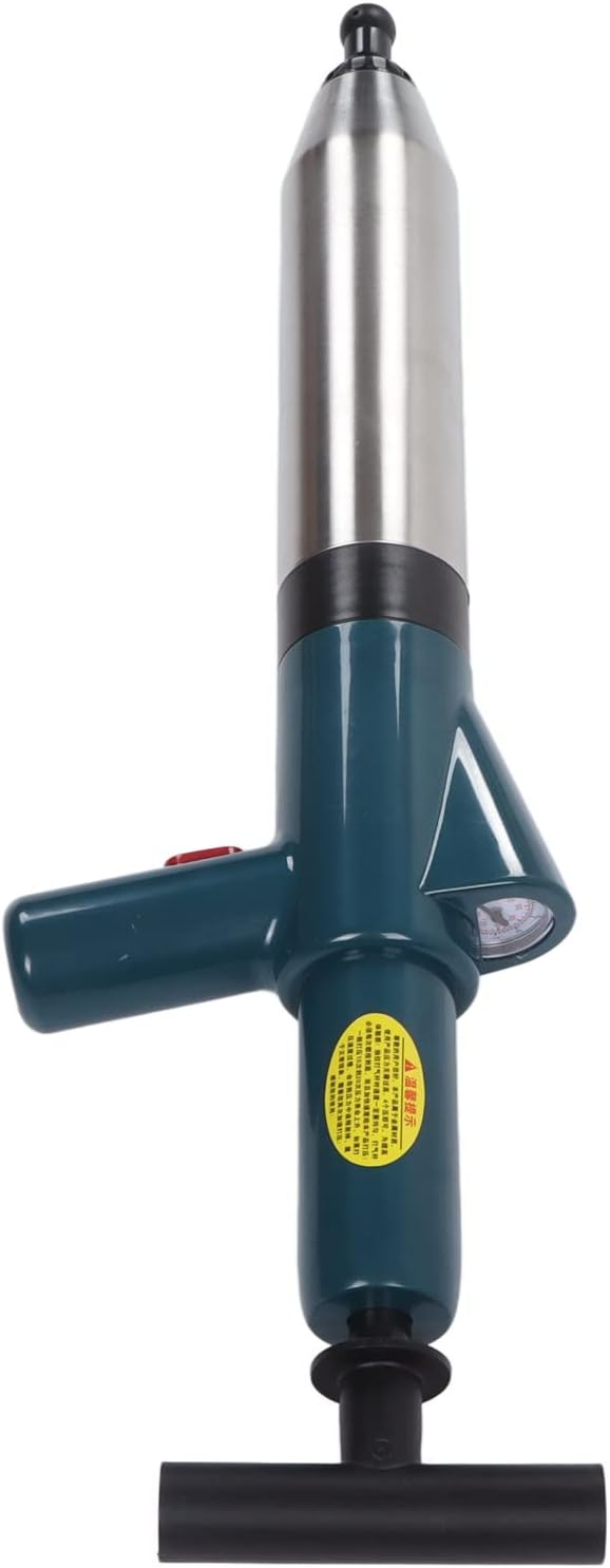 Air Drain Unblocker, Hochdruck Air Drain Unblocker Edelstahl Drain Blaster Plunger Pipe Unclogging T