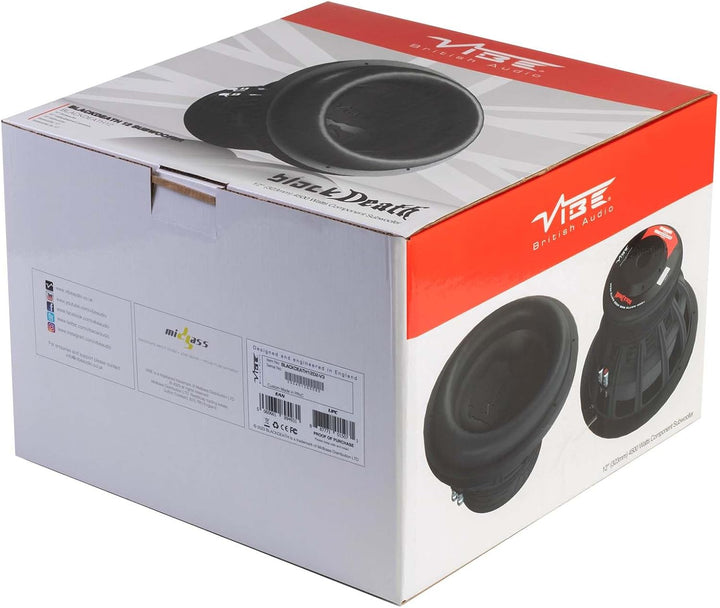 VIBE BD12SPL 30,5 cm Subwoofer (Dual 4 Ohm) 1500W RMS SPL